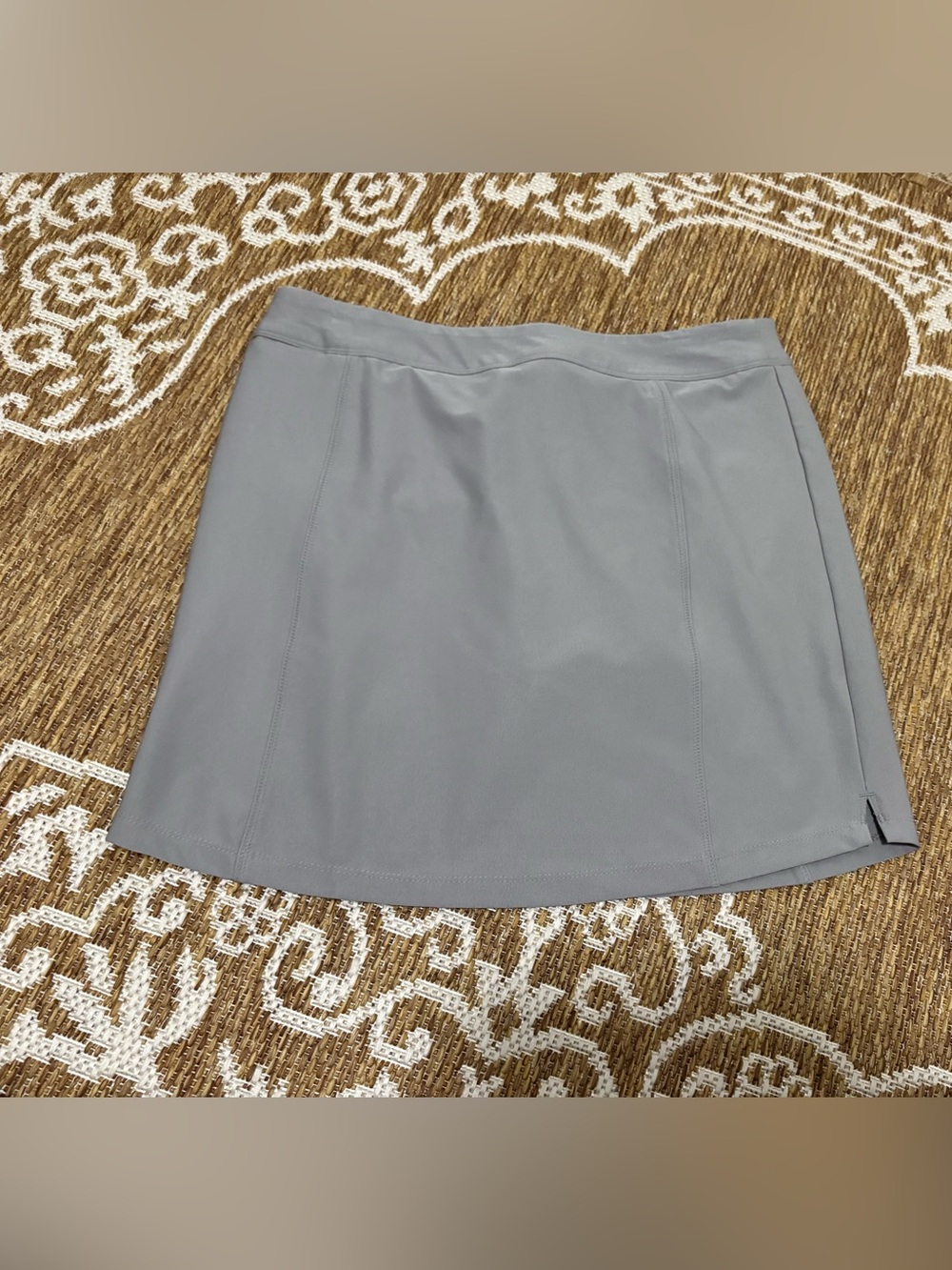 Adidas Skort Women Size M Grey Active Golf Tennis Athletic Skirt Mini